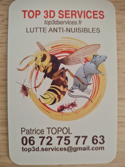TOP 3D Services Destruction de nids de frelons TOPOL Patrice, Désinsectiseur et Dératiseur à Saint-Gildas-des-Bois