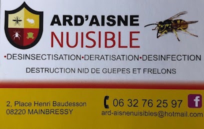 ARD'AISNE NUISIBLE, Désinsectiseur et Dératiseur à Rocquigny
